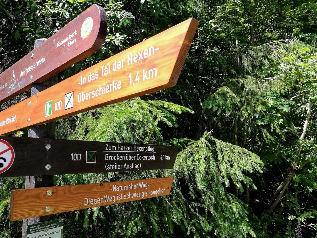Wanderwege zum Brocken