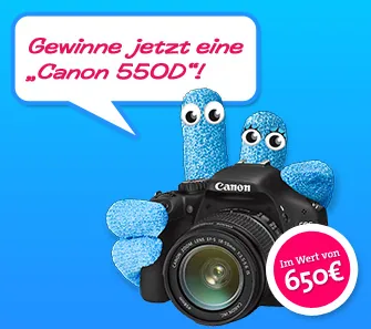 Canon 550D gewinnen