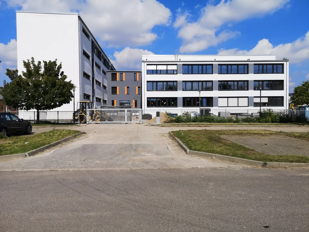 Grundschule Hanoier Straße im Umbau - Baustelle September 2021
