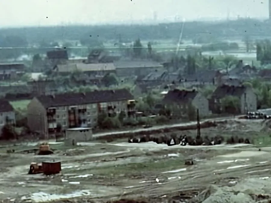 Bildausschnitt: Halle-Silberhöhe, Brühlstraße 1981