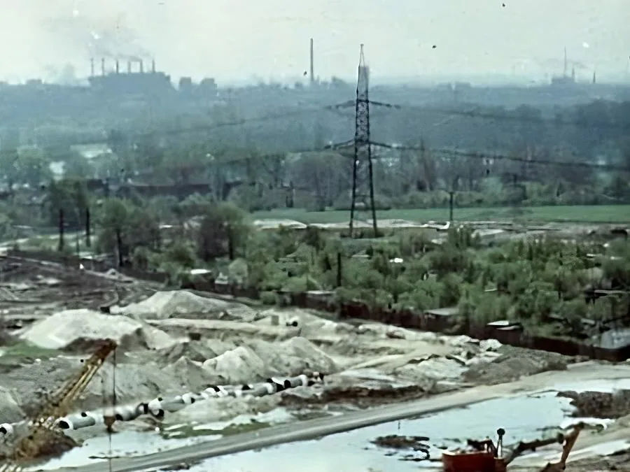 Halle-Silberhöhe, Gartenanlage 1981