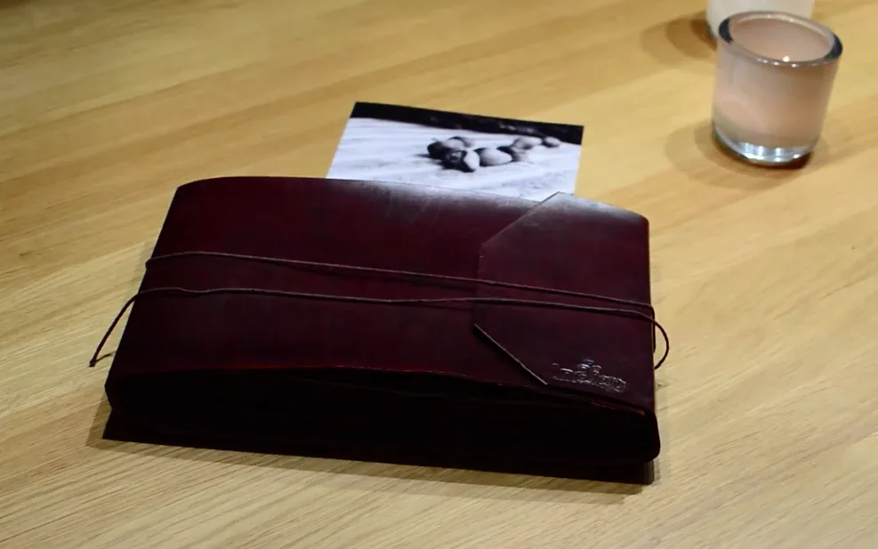 Leder Fotoalbum im Retro-Look