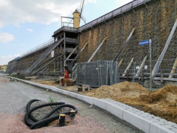 Bad Dürrenberg - Baustelle an der Promenade