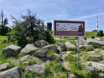 Brocken: Gedenktafel zur Grenzöffnung