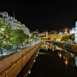 Karlsbad: Stara Louka und Tepla bei Nacht