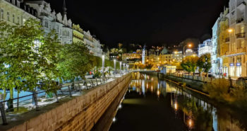 Karlsbad: Stara Louka und Tepla bei Nacht