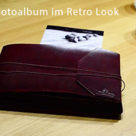 Leder Fotoalbum Indiary Retro Style