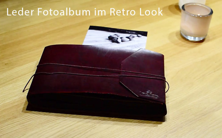 Leder Fotoalbum Indiary Retro Style