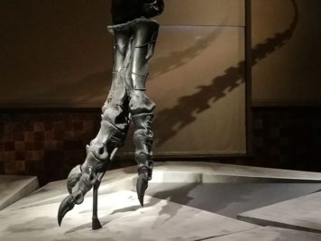 Fuß und Schwanz vom T-Rex Tristan, Naturkundemuseum Berlin