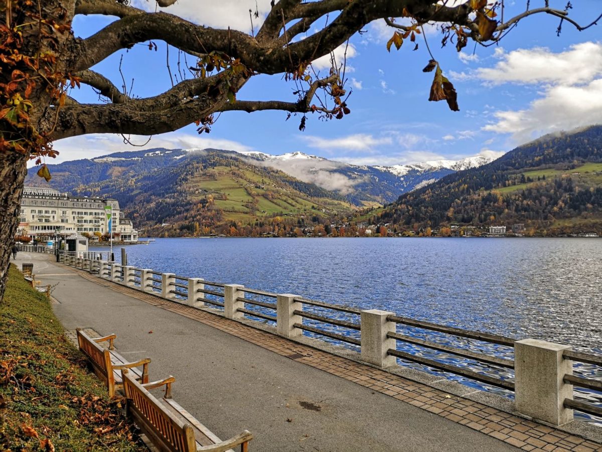 Der Zeller See im Salzburger Land, Österreich