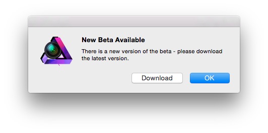 Affinity Photo Beta Update
